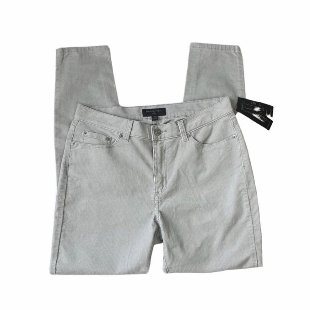 NWT | Banana Republic Off White Corduroy Pants